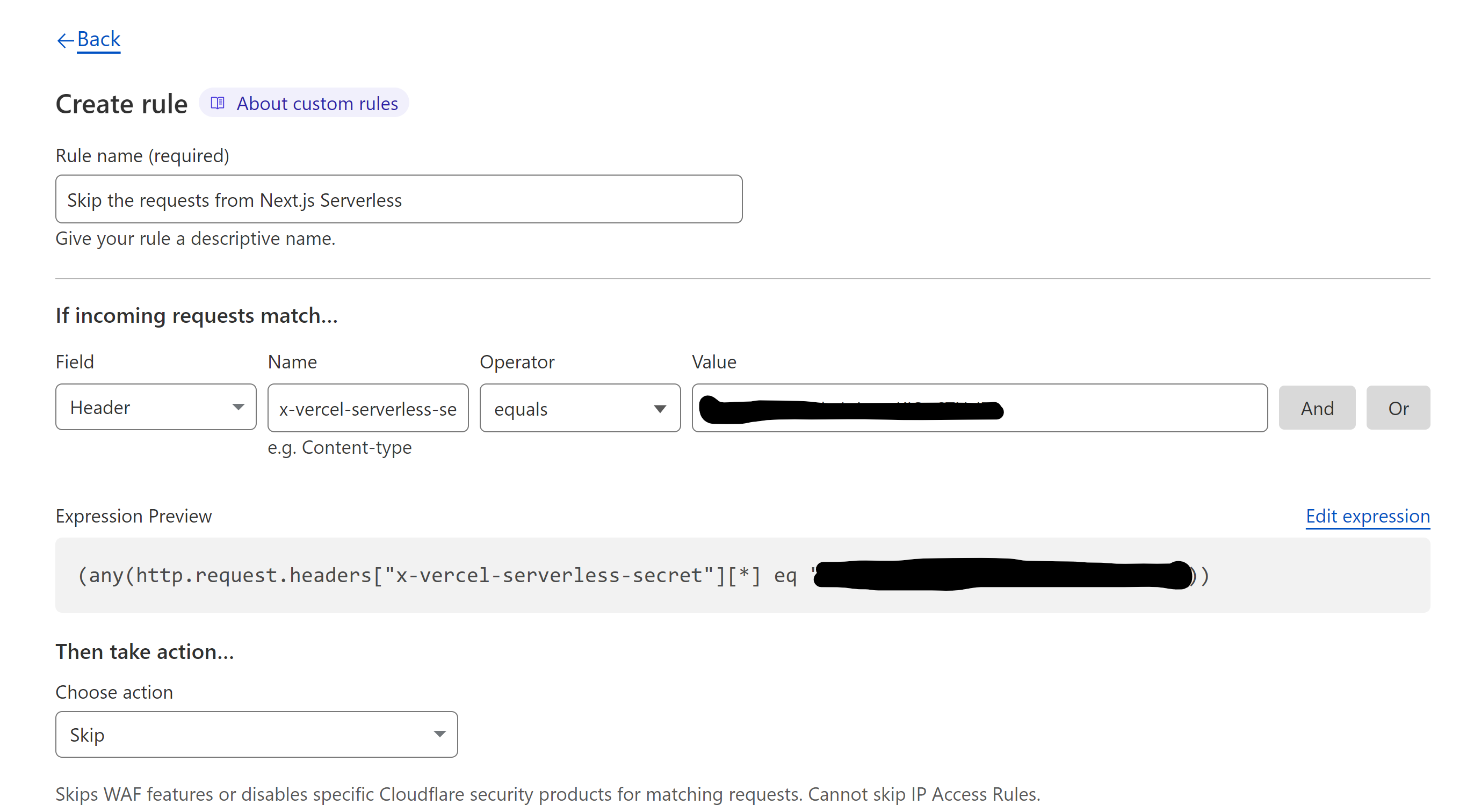 Adding a new firewall rule